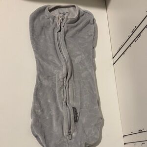 Light Gray SwaddleMe Baby Swaddle newborn